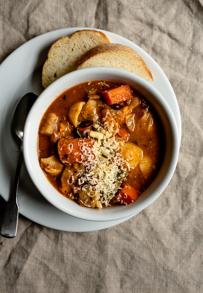 vegetable minestrone soup