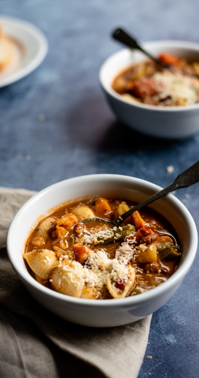 vegetable minestrone soup