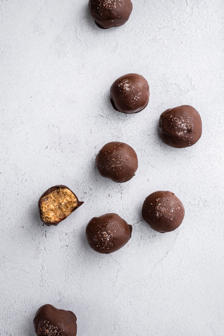 Almond Butter Truffles | The Crooked Carrot