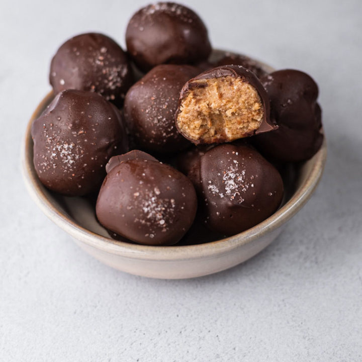 Almond Butter Truffles The Crooked Carrot