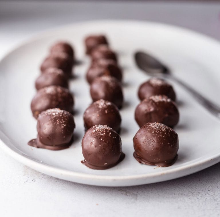 Almond Butter Truffles | The Crooked Carrot