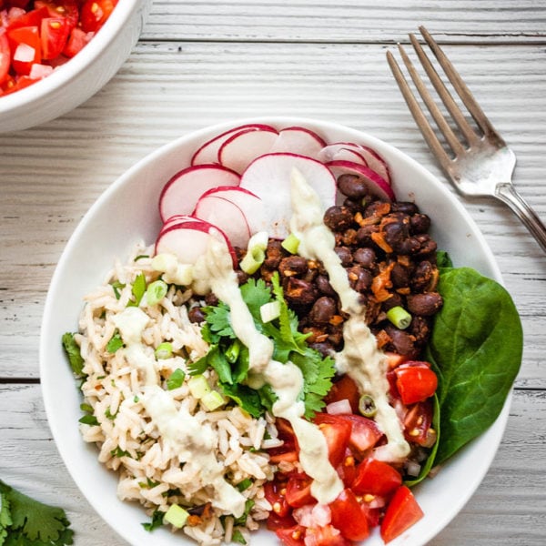 Smoky Black Bean Burrito Bowl Recipe AdventureBlooms