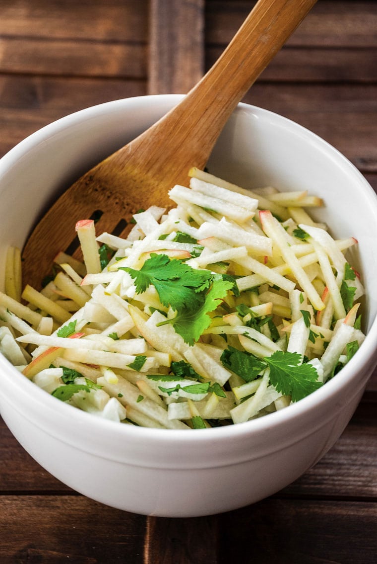 Refreshingly Crisp Apple Jicama Salad Recipe AdventureBlooms