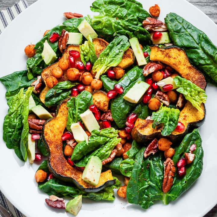 Moroccan Chickpea and Roasted Winter Squash Salad