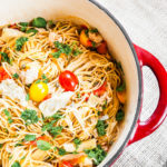 one pot Mediterranean pasta