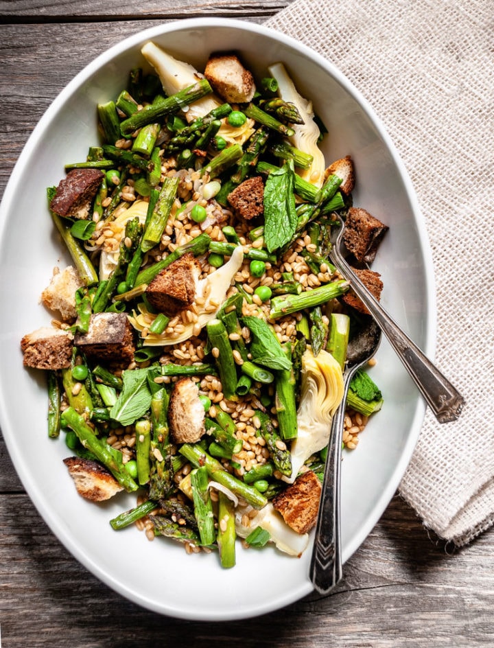 Fresh Spring Green Salad Recipe AdventureBlooms