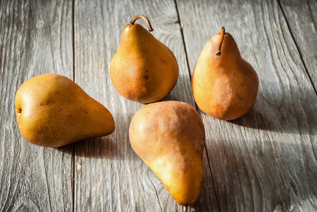 poached pears