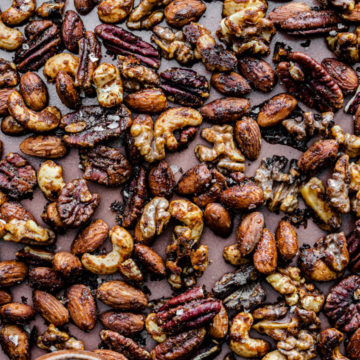 sweet and spicy mixed nuts