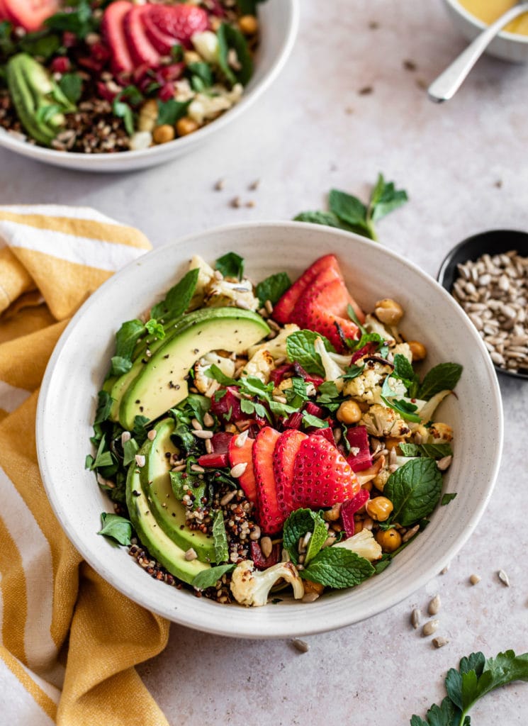 Cauliflower Buddha Bowl with Crispy Chickpeas and Chard | The Crooked ...