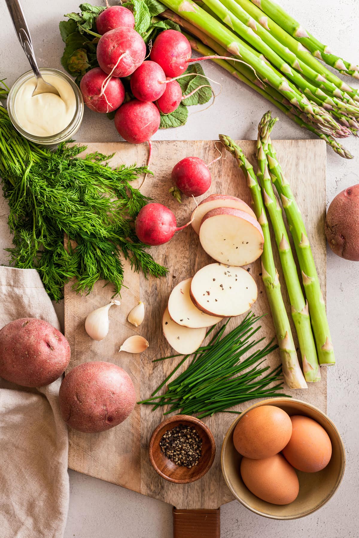 asparagus potato salad ingredients